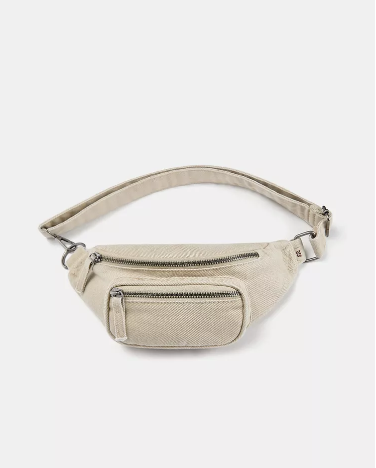 فروش کیف کمری زنانه اورجینال پول اند بیر PULL & BEAR- خاکی