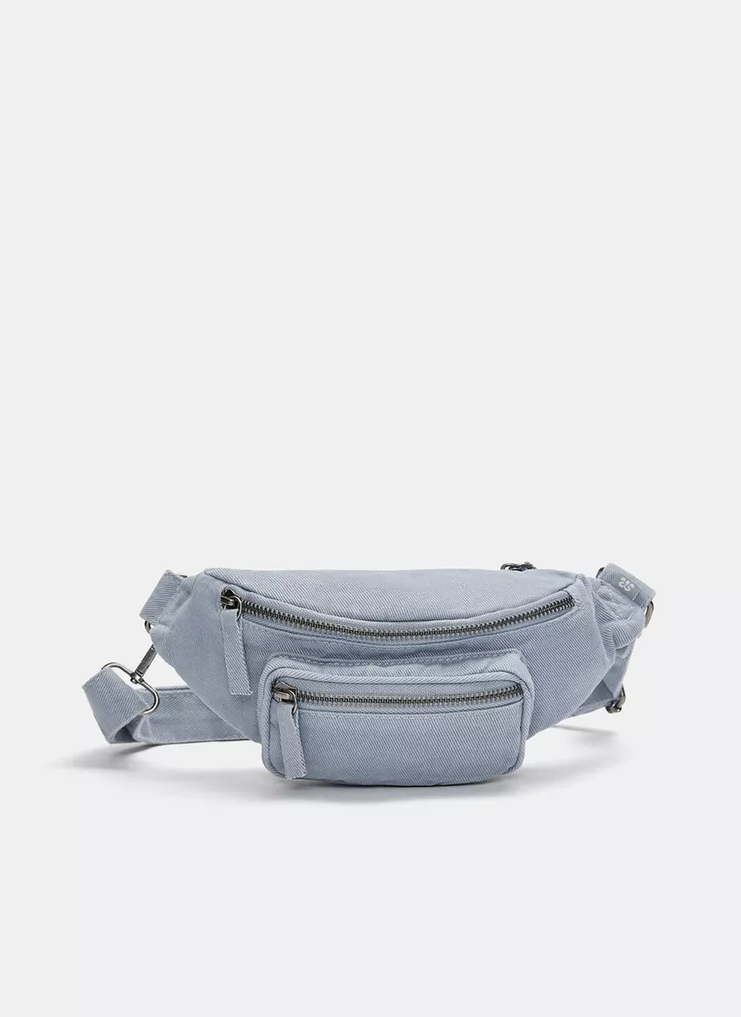 کیف کمری زنانه اورجینال پول اند بیر PULL & BEAR-  آبی