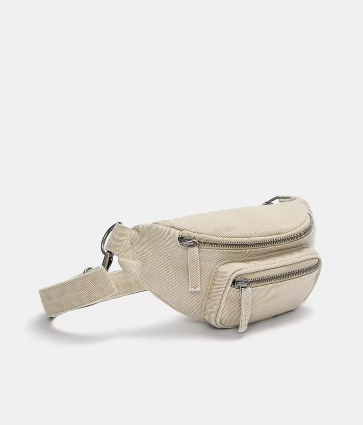 کیف کمری زنانه اورجینال پول اند بیر PULL & BEAR-  آبی