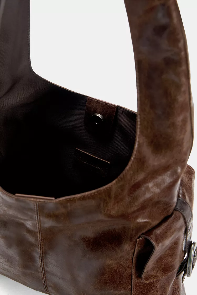 بهترین کیف زنانه قهوه ای اورجینال پول اند بیر   PULL & BEAR