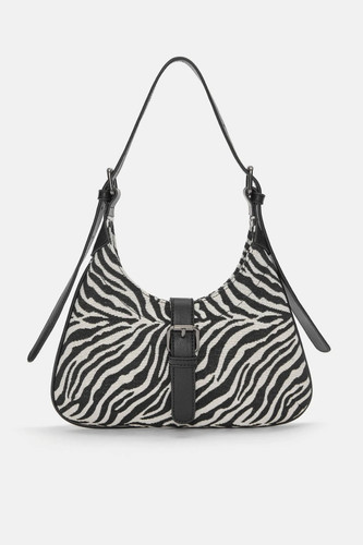 کیف دوشی زنانه طرح زبرا اورجینال پول اند بیر لاکچری PULL & BEAR