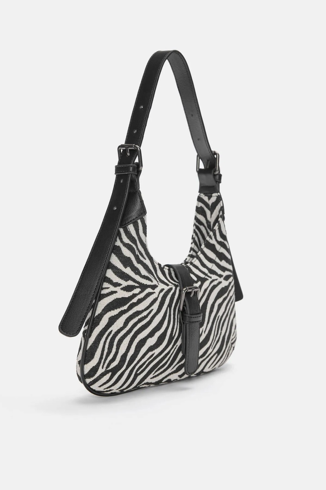 کیف دوشی زنانه طرح زبرا اورجینال پول اند بیر لاکچری  PULL & BEAR