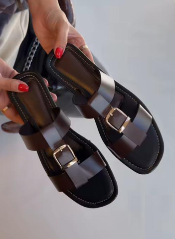 قیمت مناسب ترین صندل زنانه Alyssa-قهوه ای