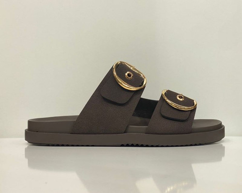 شیک ترین صندل زنانه Hawaii نوبوک- جیر قهوه ای